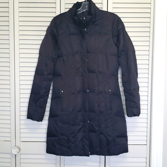 Eddie Bauer Puffer Goose Down Parka 550 Fill, Black, Size S - Picture 1 of 10